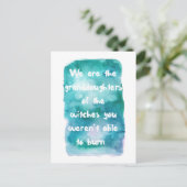 Grootdochters van het Briefkaart van de heksen (Staand voorkant)