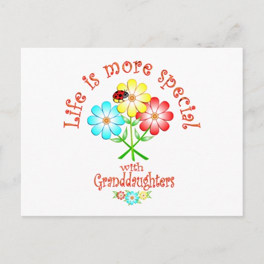 Grootdochters zijn speciaal briefkaart (Voorkant)