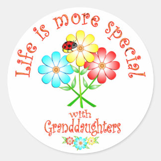 Grootdochters zijn speciaal ronde sticker