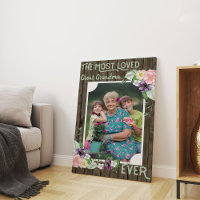 Grootfoto - Rustic Wood en Floral
