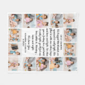 Grootgrootmoeder persoonlijke foto's 14 Collage Fleece Deken (Voorkant (Horizontaal))