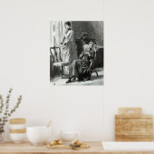 Grootgrootmoeder Severan van Leslie Keith Poster (Keuken)