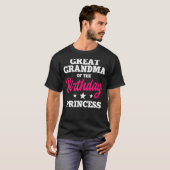 Grootgrootmoeder van de dag van de dag van de prin t-shirt (Voorkant volledig)