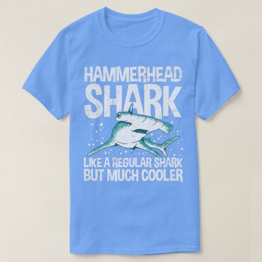 Groothamerhaaienontwerp voor een Hammerhead Sha T-shirt (Design voorkant)