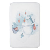 Groothandel in Waterverf en visserij Badmat (Voorkant Verticaal)