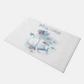 Groothandel in Waterverf en visserij Deurmat (Schuin)