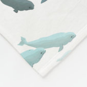 Groothandelaar Beluga Whale Art Fleece Blankets (Hoek)