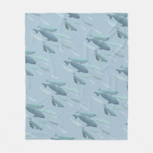 Groothandelaar Beluga Whale Art Fleece Blankets Deken