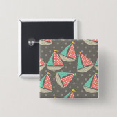 Groothandelsvaartuigen Vierkante Button 5,1 Cm (Voorkant /achterkant)