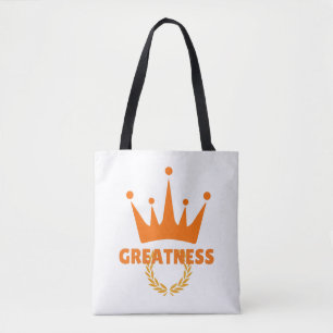 Grootheid Inspirerende Kroon Succes Draagtas