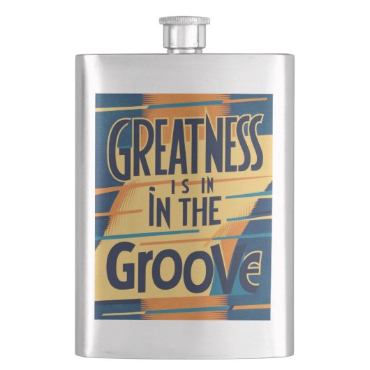 Grootheid Zit In De Groove Flacon (Voorkant)
