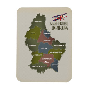 Groothertogdom luxemburg magneet