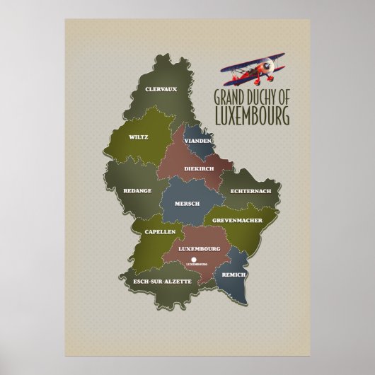 Groothertogdom luxemburg poster (Voorkant)