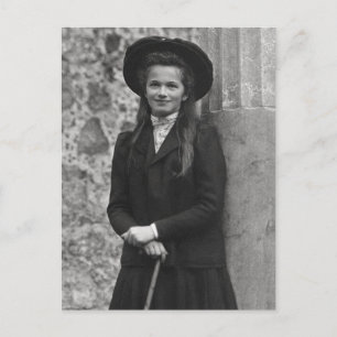 Groothertogin Olga Romanov Rusland met wandelstok Briefkaart