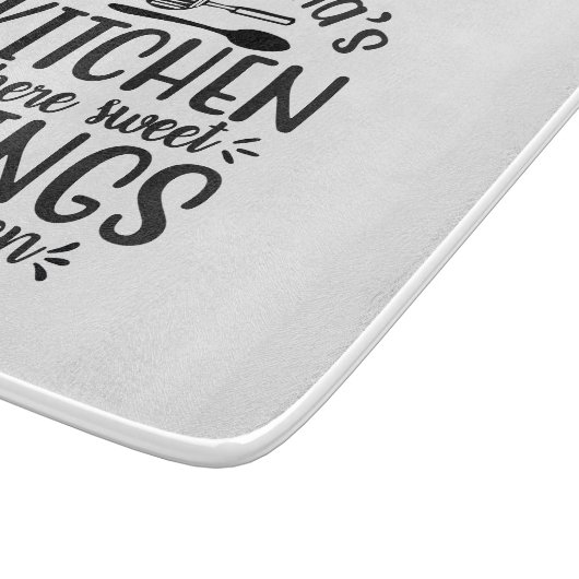 Grootkeuken, waar zoete dingen gebeuren snijplank (Hoek)