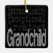 Grootkind Extraordinaire Keramisch Ornament (Voorkant)