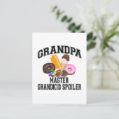 Grootkind Spoiler Grandpa Briefkaart (Staand voorkant)