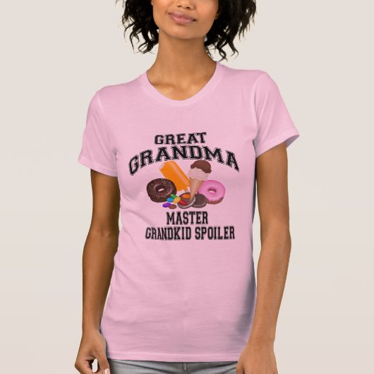 Grootkind Spoiler Great Grandma T-shirt (Voorkant)