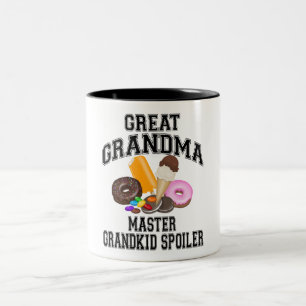Grootkind Spoiler Great Grandma Tweekleurige Koffiemok