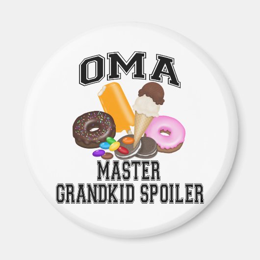 Grootkind Spoiler Oma Magneet (Voorkant)