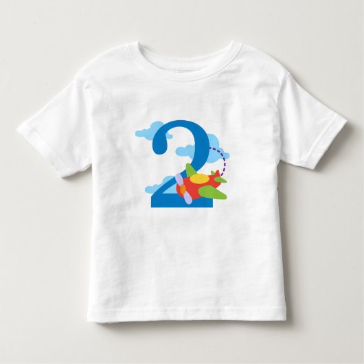 Grootkinderen 2e verjaardag kinder shirts (Voorkant)