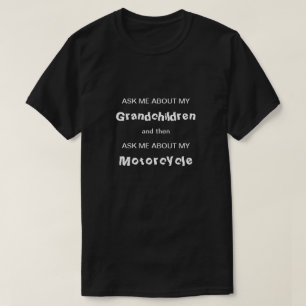 Grootkinderen en motorrijwielen t-shirt