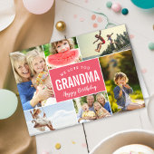 Grootkinderen Foto Collage Birthday Card Kaart