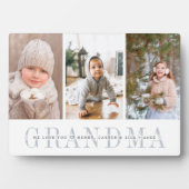 Grootkinderen Foto collage | Grandma Gift Fotoplaat (voorkant)