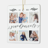 Grootkinderen Foto Collage Keramisch Ornament (Links)