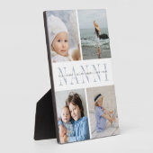 Grootkinderen Foto van aangepast "Nanni" collage Fotoplaat (Zijkant)