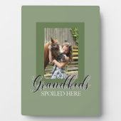 Grootkinderen hier rondhangen foto-sjabloon fotoplaat (voorkant)