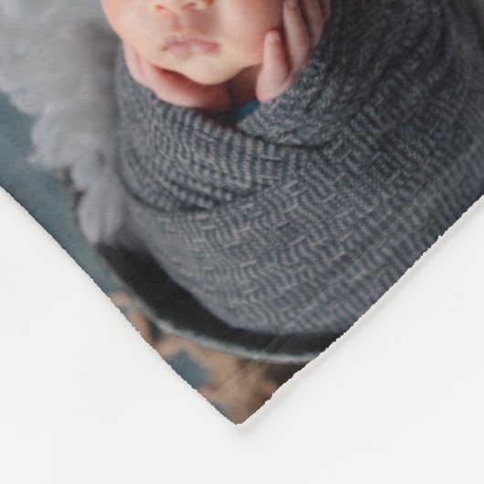 Grootkinderen maken grote foto's fleece deken (Hoek)