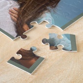 Grootkinderen maken het Grote Foto Collage Square Legpuzzel (Zijkant)