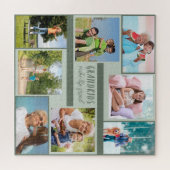 Grootkinderen maken het Grote Foto Collage Square Legpuzzel (Horizontaal)