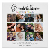 Grootkinderen maken het leven groot | Fotocollage Perfect Poster (Voorkant)