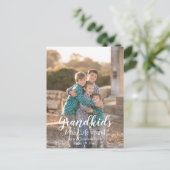 Grootkinderen maken het leven groots feestdagenkaart (Staand voorkant)