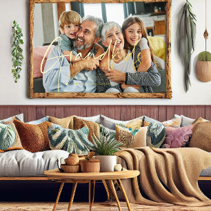 Grootkinderen maken het leven groots   Foto Folie Afdrukken