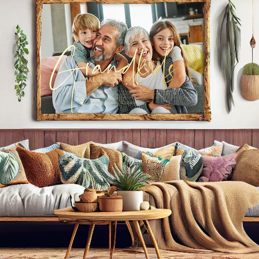 Grootkinderen maken het leven groots | Foto Folie Afdrukken