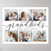 Grootkinderen maken het leven groots | Fotocollage Poster (Voorkant)