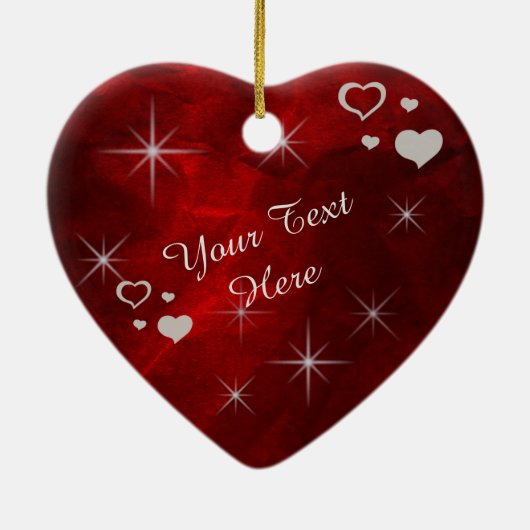 Grootkinderen Star Heart Keepomwille Keramisch Ornament (Achterkant)