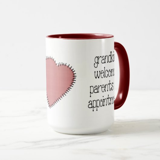 Grootkinderen Welkom koffie-Mok Mok (Voorkant rechts)