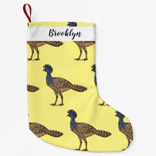 Grootkoeienvogelschilderij cartoon kleine kerstsok