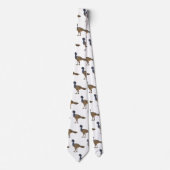 Grootkoeienvogelschilderij cartoon stropdas (Voorkant)