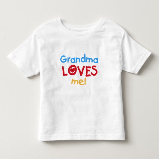 Grootma houdt van me T-shirts en cadeautjes (Voorkant)