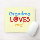 Grootma houdt van me T-shirts en cadeautjes Muismat (Met muis)