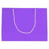 Grootma Kerstmis - Persoonlijke naam Paars Groot Cadeauzakje (Achterkant)