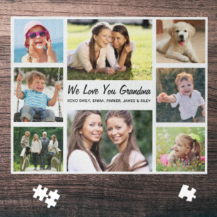 Grootma Love You Personated Photo Collage Legpuzzel