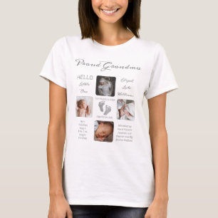 Grootma met meerdere foto's t-shirt
