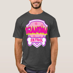 Grootma Patrol Dog Funny Gift Birthday Day Dag T-shirt