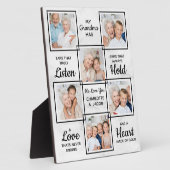 Grootma unieke fotocollage fotoplaat (Zijkant)